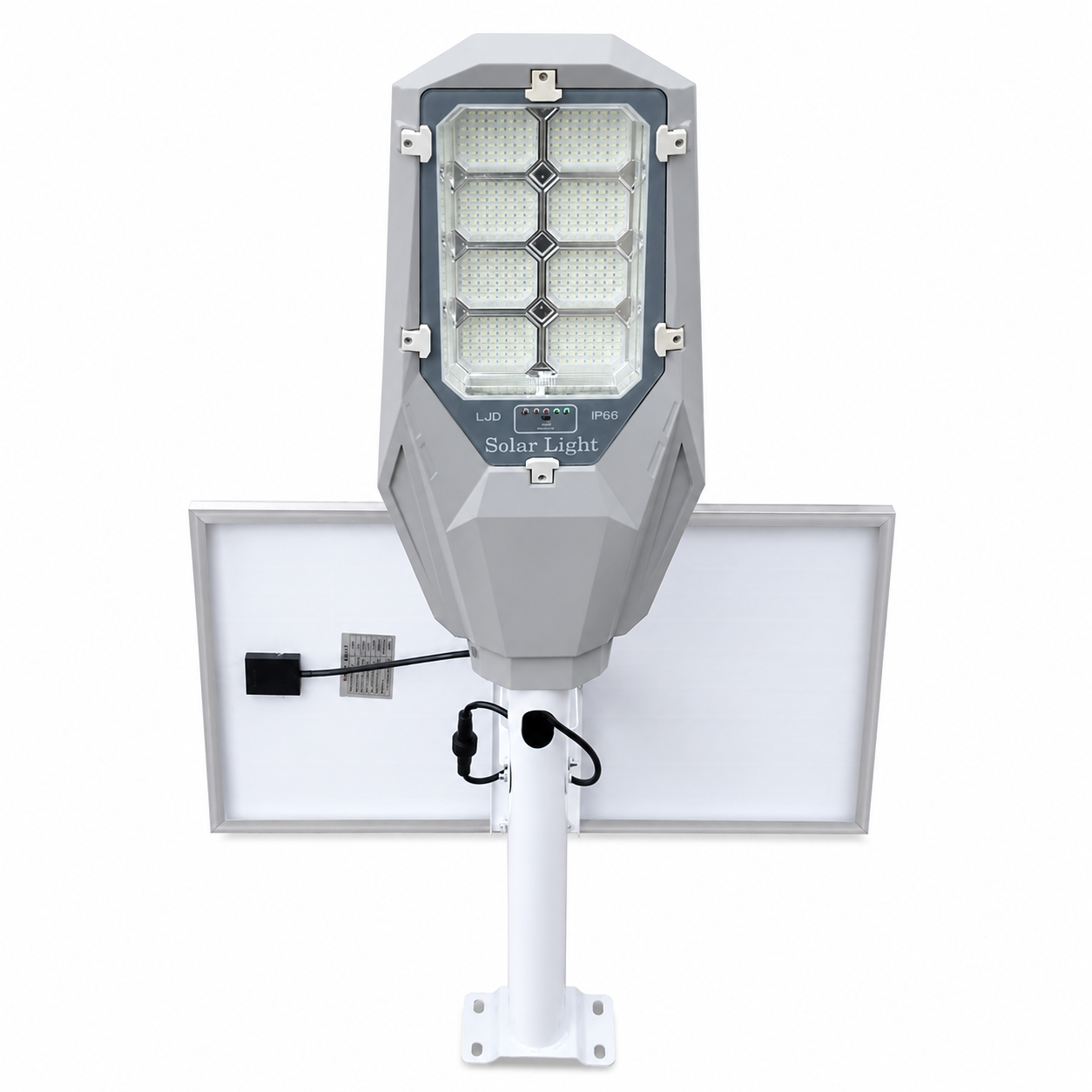 Lampadaire solaire 500W 2 en 1