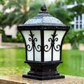 Lanterne décorative de pilier style colonial – éclairage extérieur